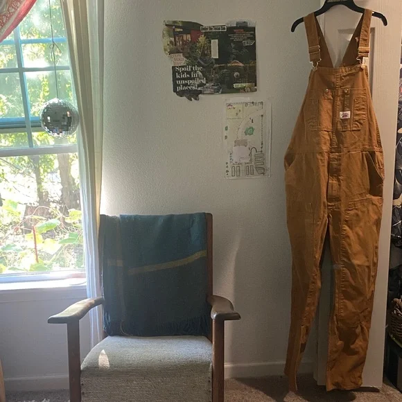 Round House Men's Brown Work Overalls - Picture 2 of 7